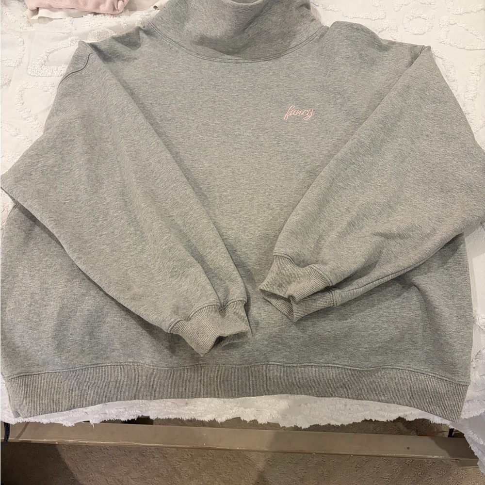 FANCY Roll Over Mockneck